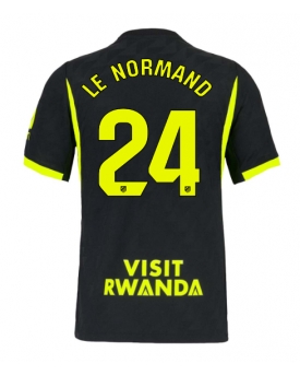 Atletico Madrid Robin Le Normand #24 Maglia Gara Trasferta Repliche 2026-27 Maniche Corte Atletico Madrid Robin Le Normand #24 Maglia Gara Trasferta Repliche 2026-27 Maniche Corte